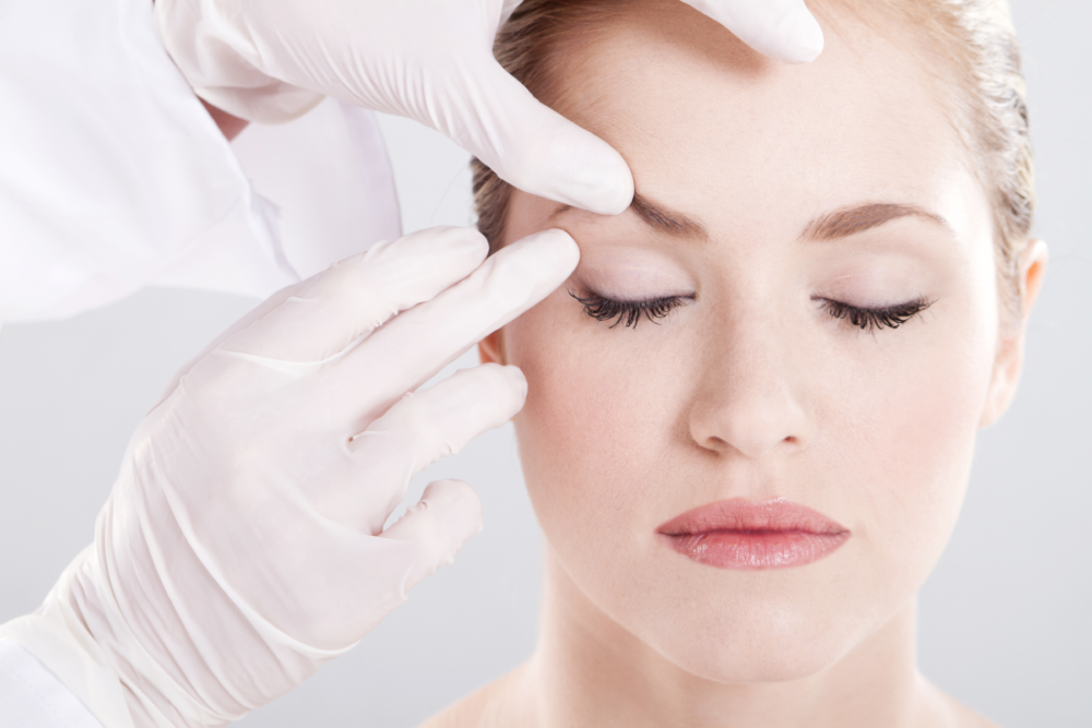 Med spa facial exam skin assessment